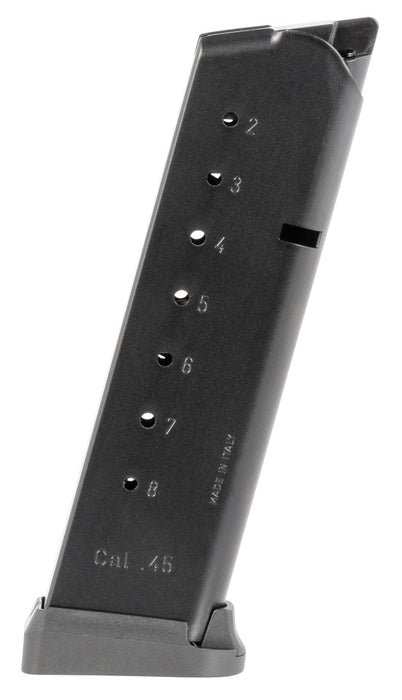 Mec-Gar MGCG4508MATCH 1911 Government 8rd 45 ACP, Blued w/Anti-Friction Coating Carbon Steel