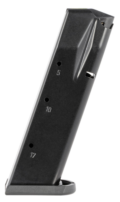 Mec-Gar MGWIT9SFAFC Tanfoglio 17rd 9mm Luger, Fits Tanfoglio Witness Sm Frame Blued w/Anti-Friction Coating Carbon Steel