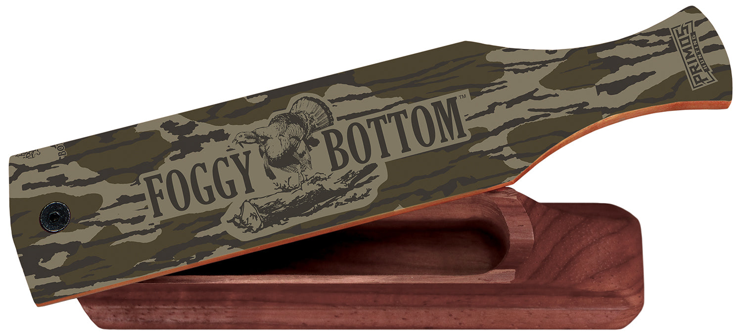 Primos PS2960 Foggy Bottom  Box Call Turkey Hen Sounds Attracts Turkeys Mossy Oak Original BottomLand Wood