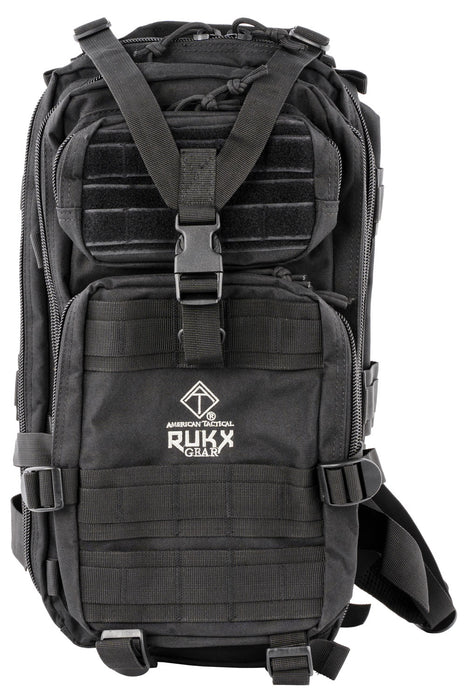 Rukx Gear ATICT1DB Tactical 1 Day Black 600D Polyester