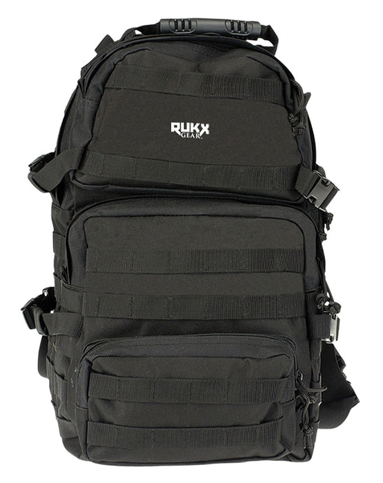 Rukx Gear ATICT3DB Tactical 3 Day Black 600D Polyester