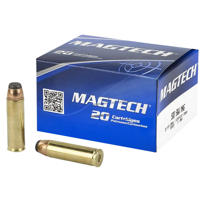 Magtech 500A Range/Training  500S&WMag 400gr Semi Jacketed Soft Point Flat 20 Per Box/25 Case