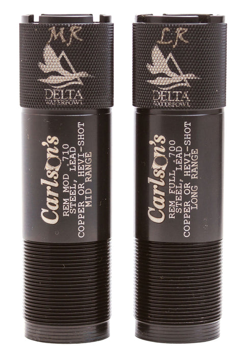 Carlson's Choke Tubes 07260 Delta Waterfowl  Remington Rem Choke 12 Gauge Mid/Long Range Knurled 17-4 Stainless Steel