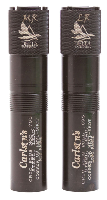 Carlson's Choke Tubes 07570 Delta Waterfowl  Benelli Crio Plus 12 Gauge Mid/Long Range Knurled 17-4 Stainless Steel