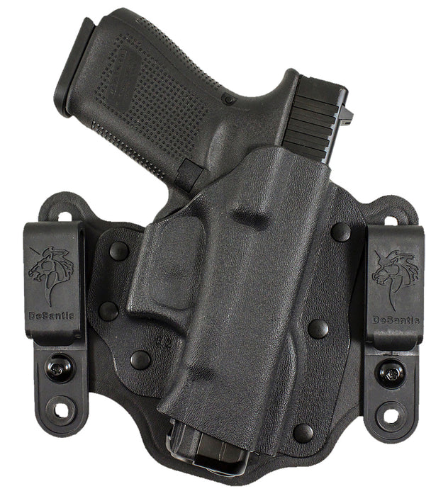 DeSantis Gunhide 176KA8BZ0 Intruder 2.0 IWB/OWB Black Kydex Belt Loop Fits Glock 43/43X Right Hand
