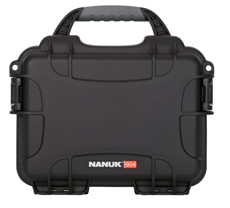 Nanuk 9041001 904  Waterproof Black Resin w/ Foam Padding&Airline Approved