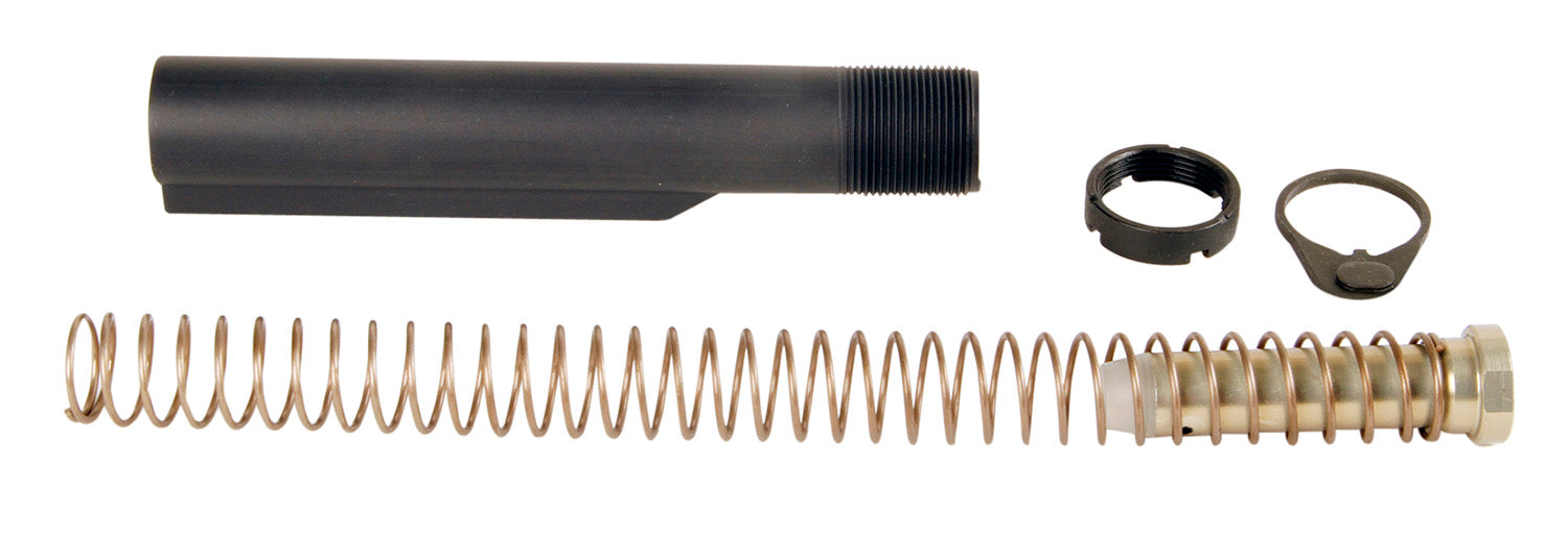 LBE Unlimited MILBUFKTCG MilSpec Buffer Tube Kit 6 Position AR15 Gra