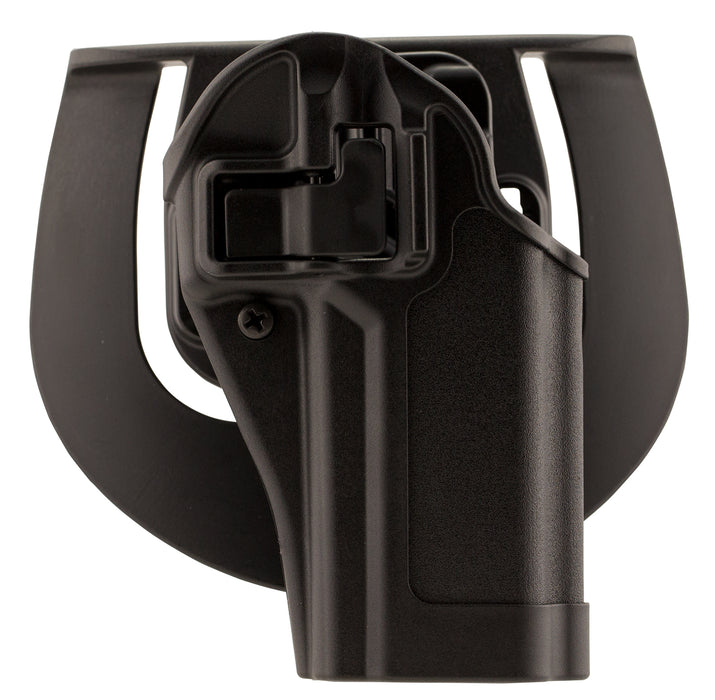 Blackhawk 410561BKR Serpa CQC  OWB Size 61 Matte Black Polymer Belt Loop/Paddle Fits Sig P250/P320 Right Hand