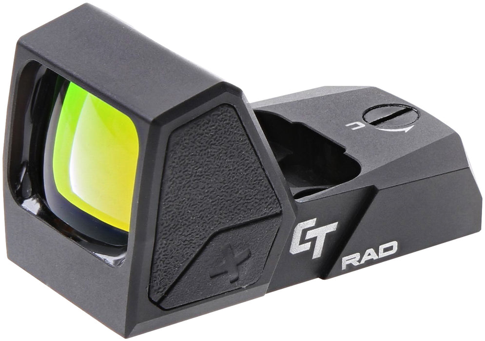 Crimson Trace 0101890 CT RAD  Matte Black 1x24mm 5 MOA Green Dot Reticle, CT RAD/Docter Footprint