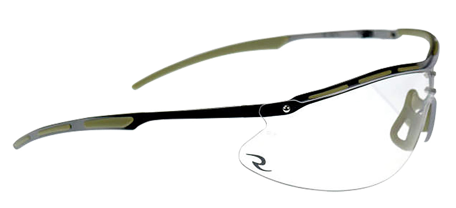 Radians CSB1011CS Bravo Glasses Adult Clear Lens Polycarbonate Black Frame