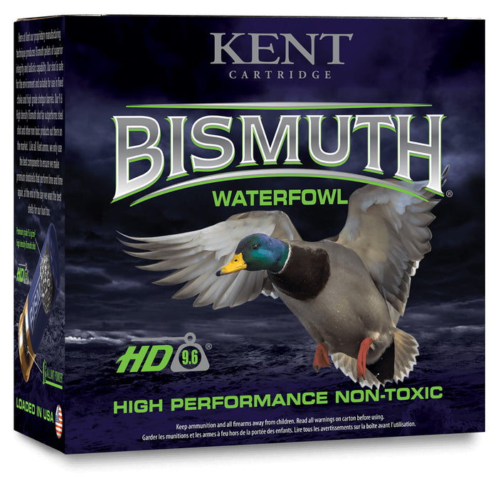 Kent Cartridge B203W285 Bismuth Waterfowl  20 Gauge 3" 1 oz 1400 fps Bismuth 5 Shot 25 Bx/10 Cs