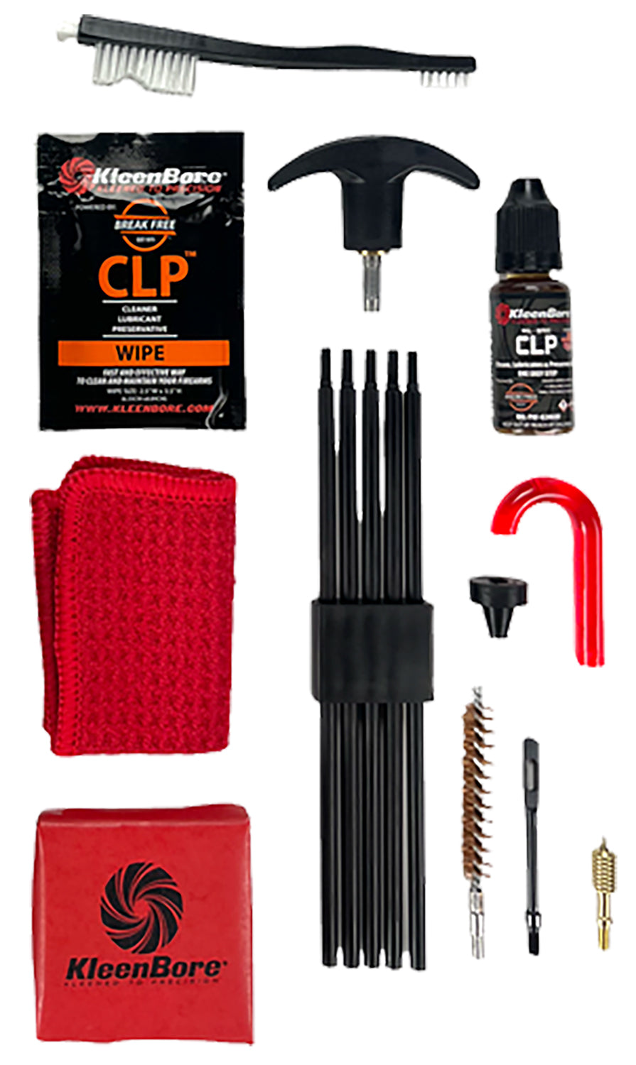 KleenBore Kit Pulizia Fucile 9mm/35 Cal - Set Manutenzione Armi Con Asta Acciaio 30'' - Foto 12