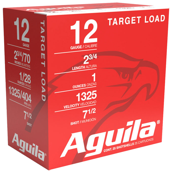 Aguila 1CHB1285 Competition High Velocity 12 Gauge 2.75" 1 oz 7.5 Shot 25 Per Box/10 Cs