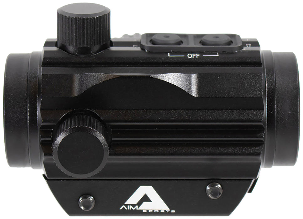 Aim Sports RD120PE Micro Dot  5 MOA Black Anodized 1x20mm Red/Green Dual Illuminated