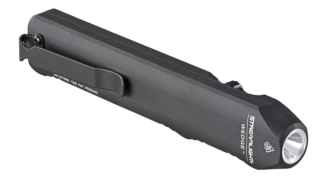 Streamlight 88810 Wedge Slim Black Aluminum, White Light LED 300/1,000 Lumens, 110 Meters Beam Distance