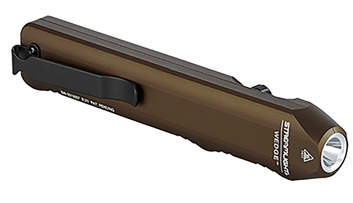 Streamlight 88811 Wedge Slim Coyote Tan Aluminum, White Light LED 300/1,000 Lumens, 110 Meters Beam Distance