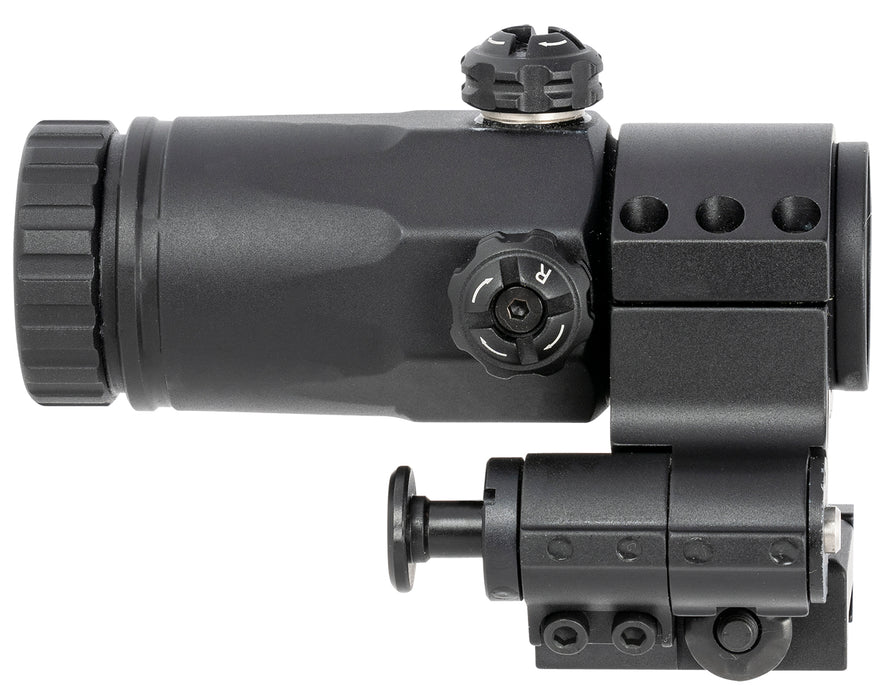 Meprolight USA 8014000400 MX3-F Magnifier Black 3 x 1.06" Push Button Flip to Side