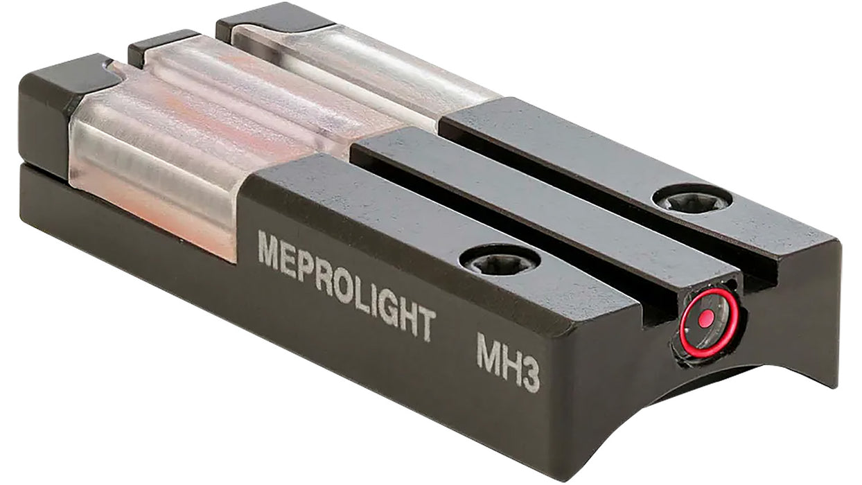 Meprolight USA 631053408 FT Bullseye Rear Sight Red Tritium/Fiber Optic Glock MOS