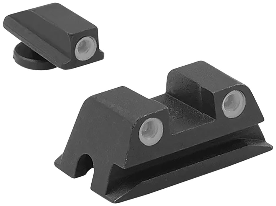 Meprolight USA 177763101 Tru-Dot  Green Tritium White Outline Front Sight-Green Tritium White Outline Rear Sight CZ 75/82/83/85