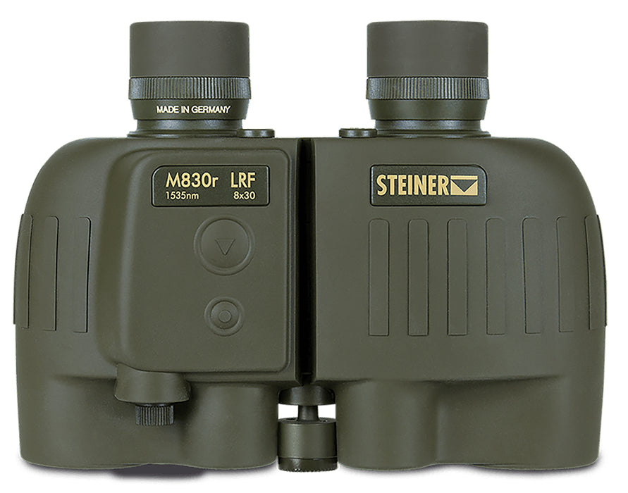 Steiner 2681 M830r LRF 1535 8x30mm Floating Prism, Sports-Auto Focus, OD Green Makrolon w/Rubber Armor Features Tripod Mount