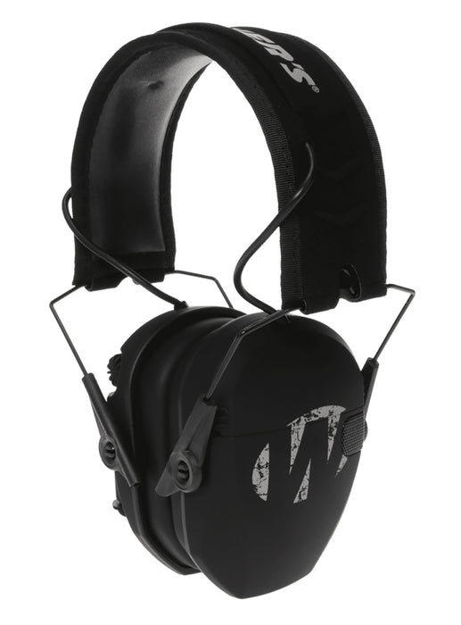 Walker's GWPRSEMFS Razor Slim Electronic Freedom Muff 23 dB Over the Head Black w/Distressed Walker's Logo Polymer