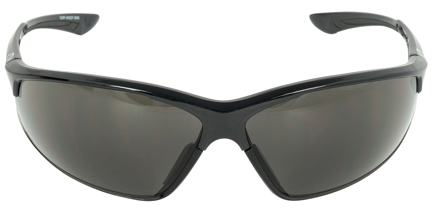Walker's GWPIKNOF1SMK Ballistic Eyewear IKON Tanker Adult Smoke Gray Lens Matte Black Frame