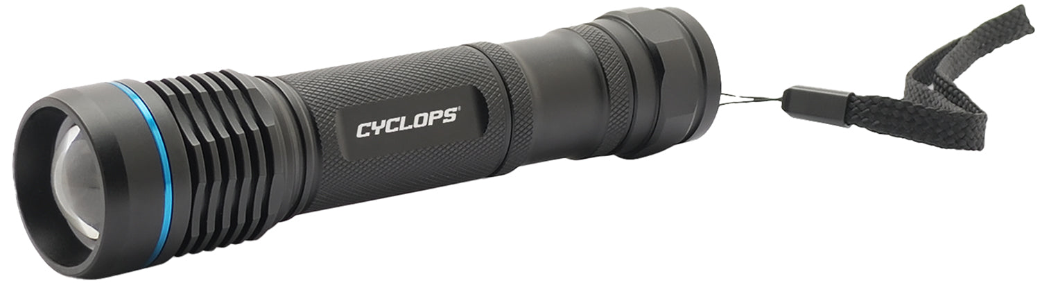 Cyclops CYCFLS700 Steropes 700  Black Anodized 400/700 Lumens  White Cree LED