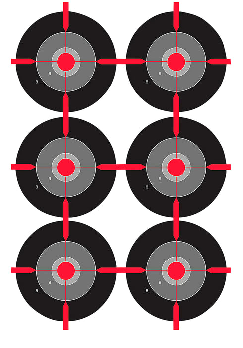 Birchwood Casey 35703 Dirty Bird  Bullseye Tagboard Target 12" x 18" 100 Per Pkg