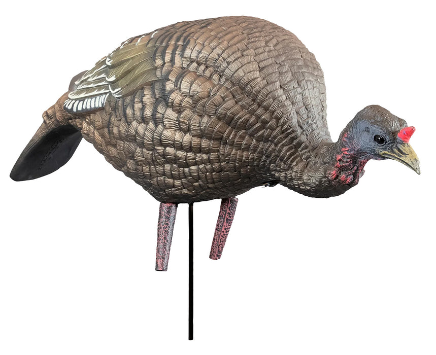 Higdon Outdoors 63171 XS Trufeeder Motion  Turkey Hen Species Multi Color Features TruMotion System