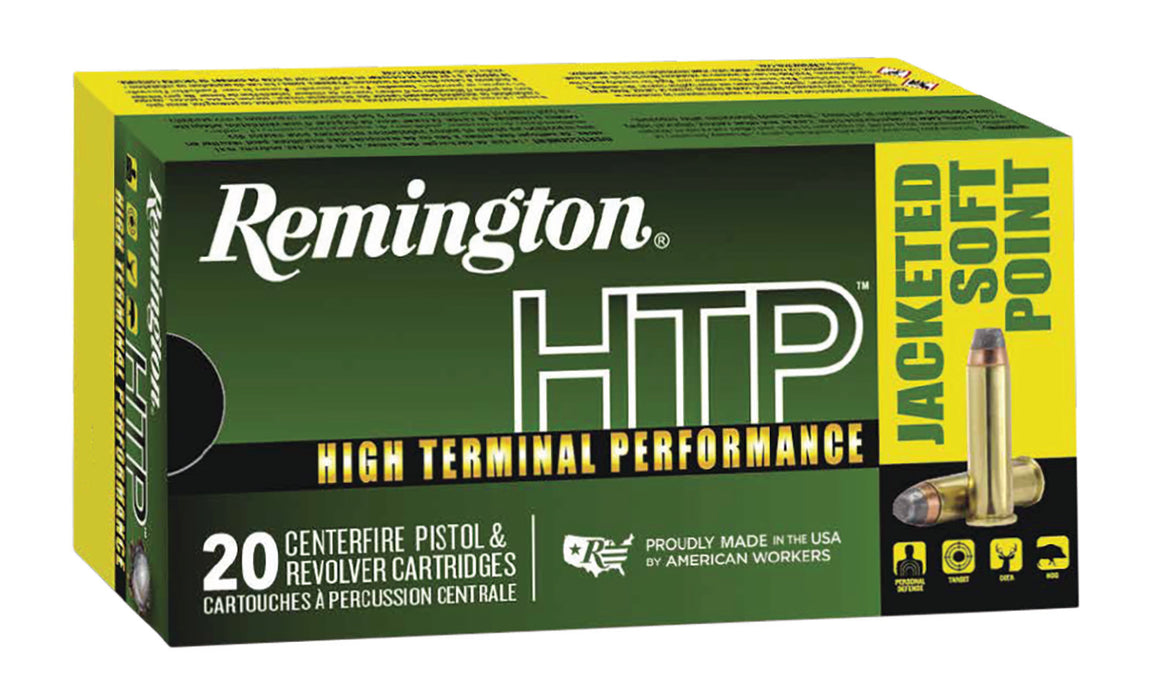 Remington Ammunition 23000 HTP  41RemMag 210gr Jacketed Soft Point 20 Per Box/25 Case