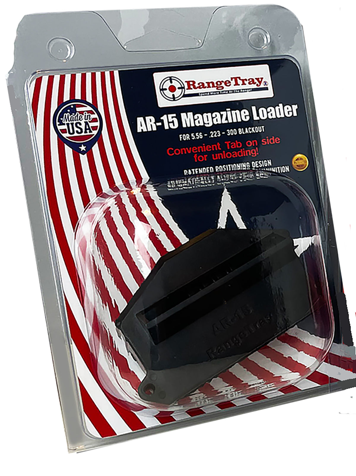 RangeTray RTAR15LOADER Mag Loader Made of ABS Plastic with Black Finis ...