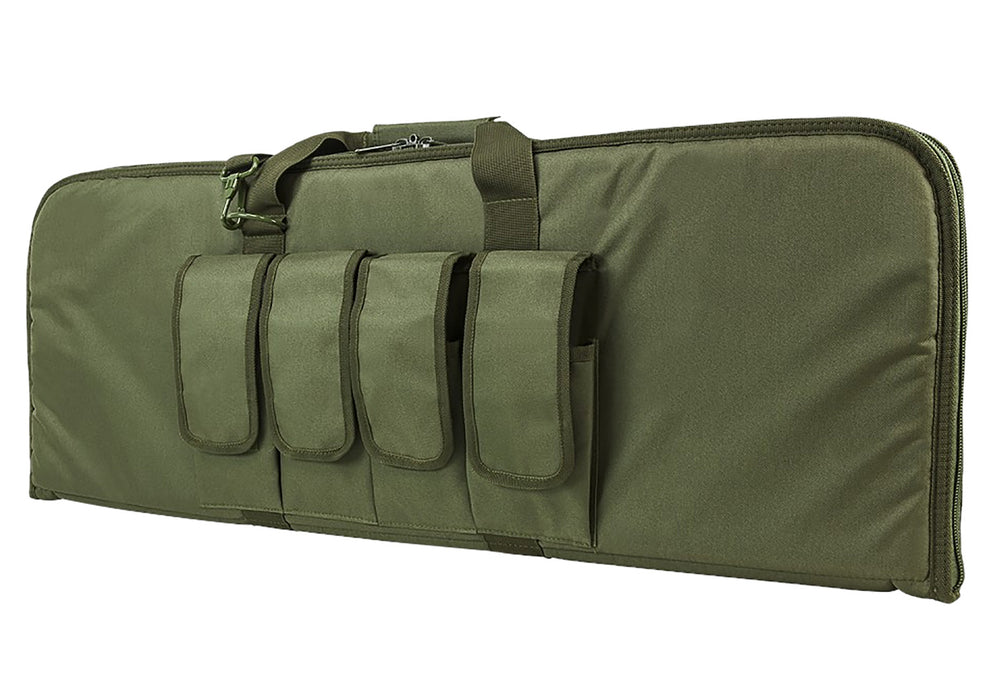 NcStar CVCP2960G36 2960 Carbine Case 36" OD Green Carbine w* Heavy Duty Locking Zipper