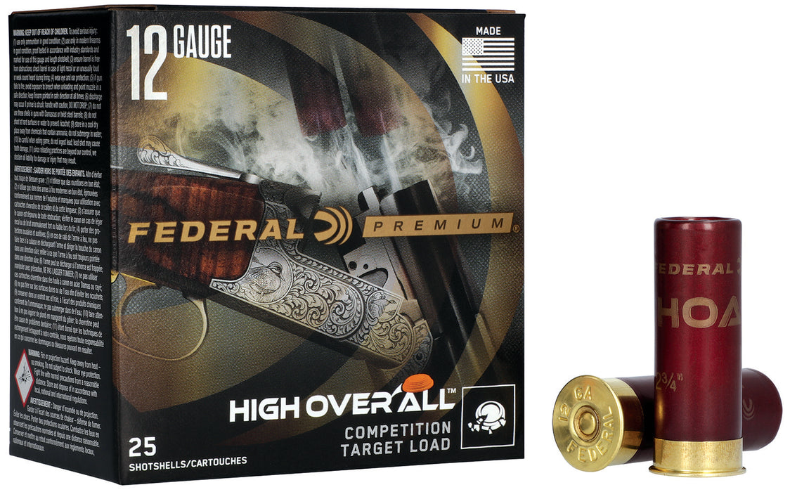 Federal HOA12HC8 Premium High Over All 12Gauge 2.75" 1 1/8oz 8Shot 25 Per Box/10 Case