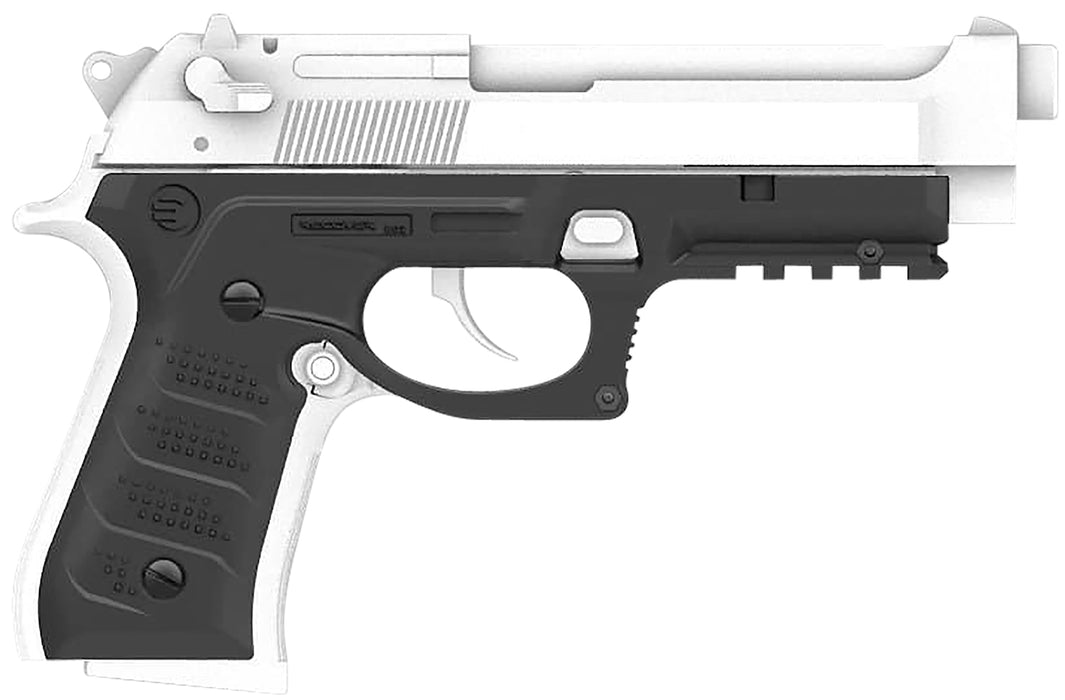 Recover Tactical BC201 Grip & Rail System  Black Polymer Picatinny for Most Beretta 92 & M9 Models
