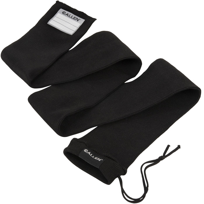 Allen 13173 Stretch Knit Gun Sock Black Silicone-Treated Knit w/Custom ID Labeling Holds Rifles with Scope or Shotguns 52" L x 3.75" W Interior Dimensions