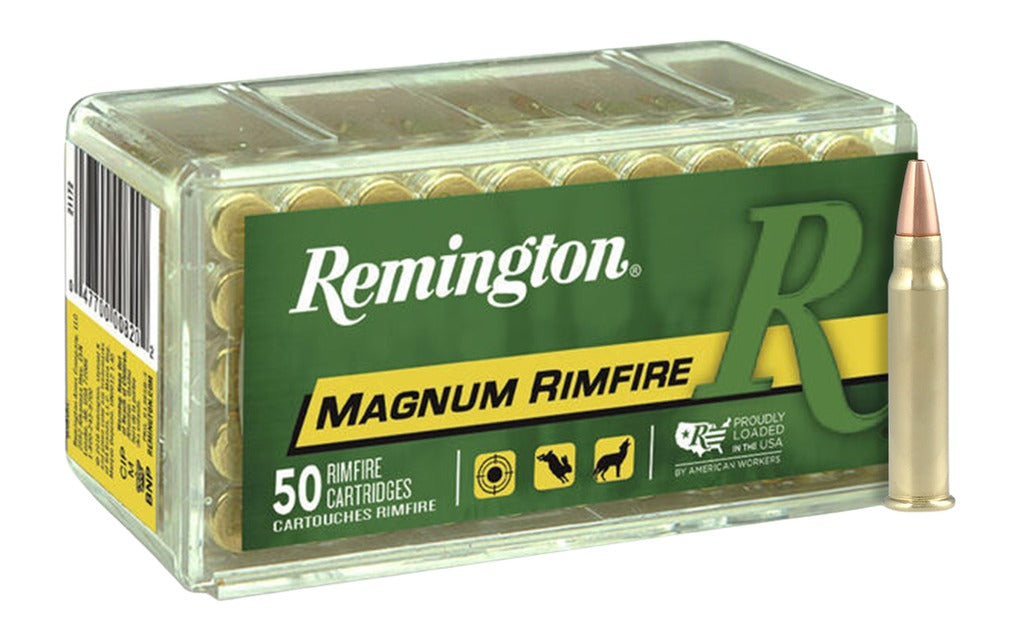 Remington Ammunition 20023 Magnum Rimfire  17HMR 17gr Jacketed Hollow Point 50 Per Box/40 Case