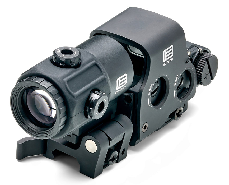 Eotech HHSVI HHS VI EXPS & G43 Magnifier Matte Black 1x/3x 1.20" x 0.85"  1 MOA Red Dot/68 MOA Ring