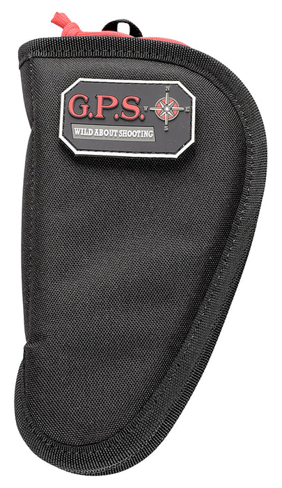 GPS Bags 1004CPCB Discreet Case  w/ Black Finish w/ Lockable Zipper for 4" or Less Barrel Handgun