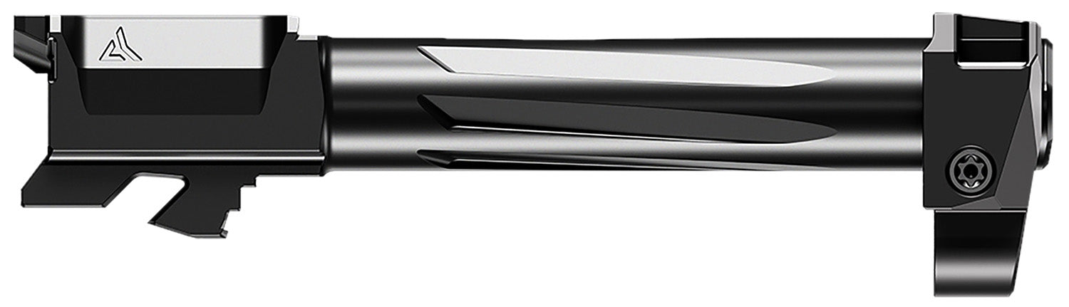 Radian Weapons G19G3ILRN Ramjet & Afterburner Combo 9mm Luger Compatible w/Glock 19 Gen3, Fluted Black Stainless Steel