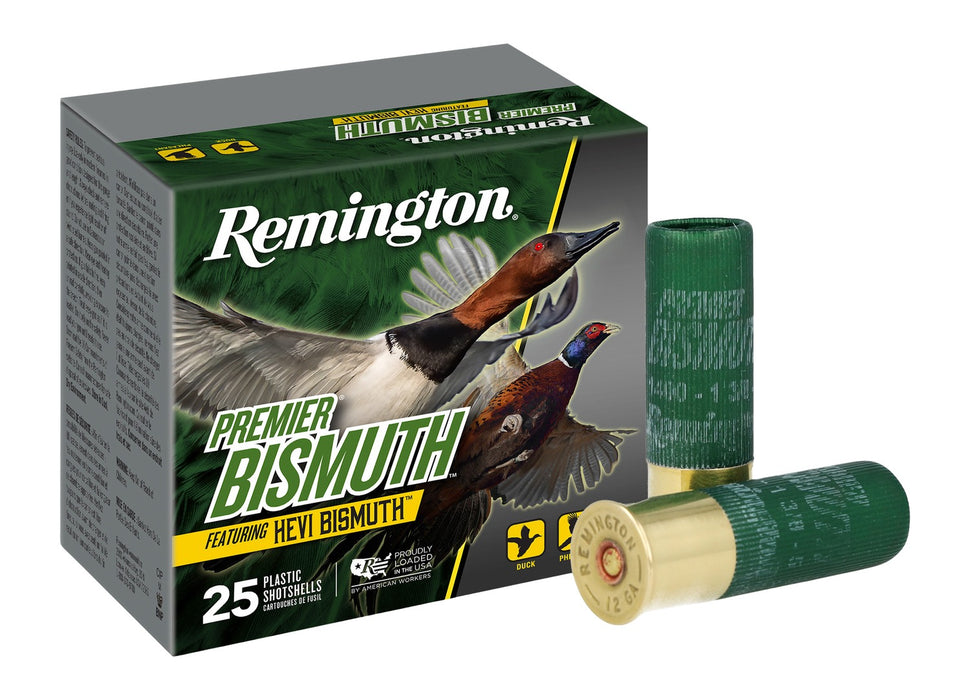 Remington Ammunition R20505 Premier Bismuth  12Gauge 2.75" 1 1/4oz 5Shot 25 Per Box/10 Case