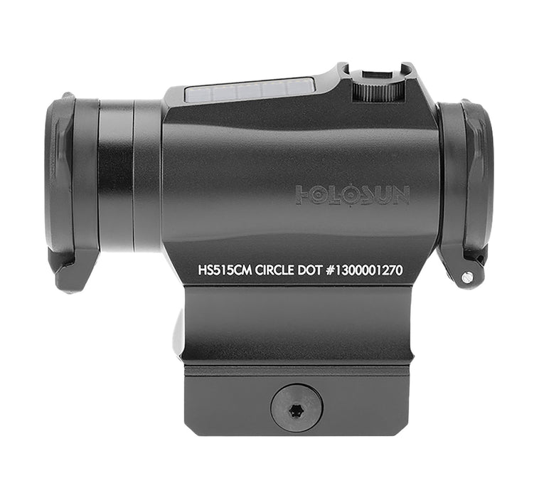 Holosun HS515CM 515  Black Anodized 1 x 20 mm 2 MOA Red Dot/65 MOA Circle Multi Reticle