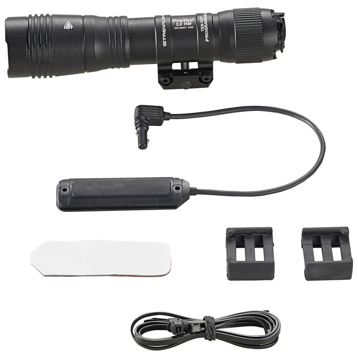 Streamlight 89009 ProTac 2.0  Black Anodized Aluminum, Rifle 250/2000 Lumens White LED, Bulb 266 Meters Beam, Picatinny Rail Mount