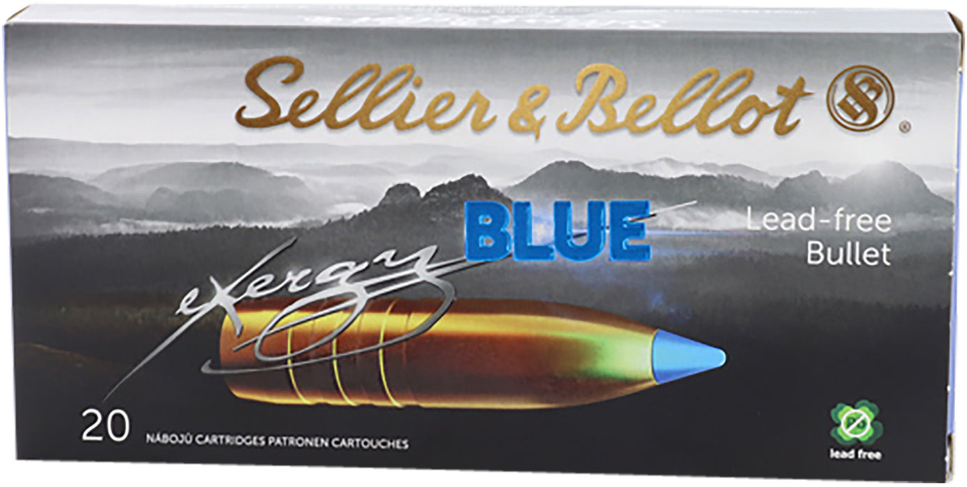 Sellier & Bellot SB308XB eXergy  308 Cal 50 TAC-EX-Blue 20 Per Box/ 12 Cs
