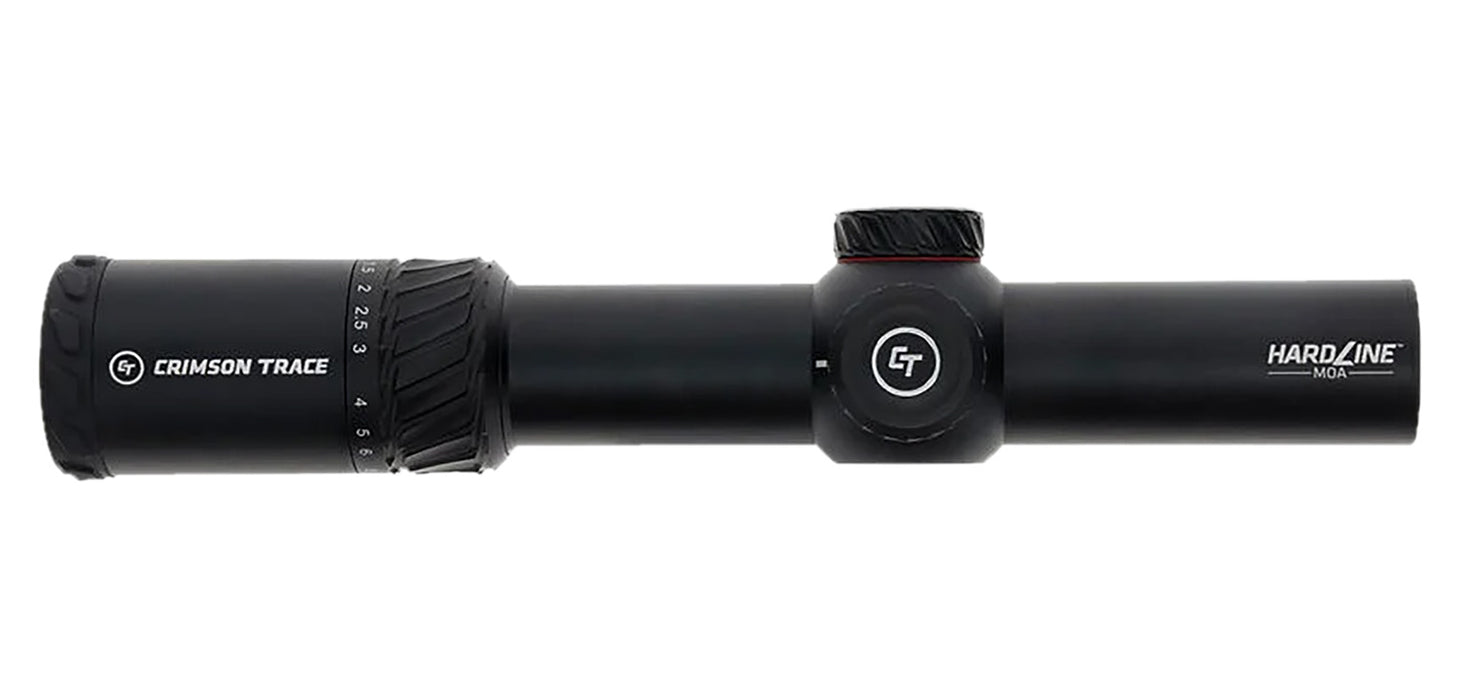 Crimson Trace 013002299 Hardline  Black Anodized 1-6x 24mm 34mm Tube Illuminated CT TR1-MIL Reticle