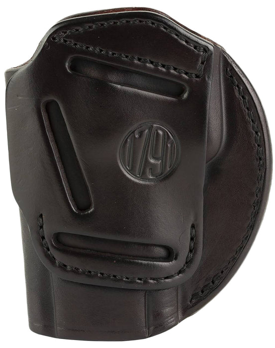 1791 Gunleather 3WH6SBRA 3-Way  IWB/OWB Size 06 Signature Brown Leather Belt Loop Fits Beretta 92 Fits Walther PPQ Fits Sig P320 Ambidextrous Hand
