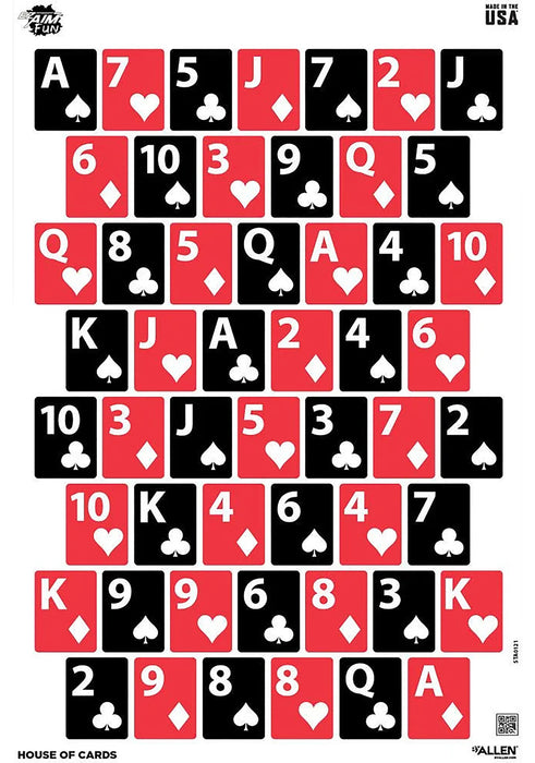 EZ-Aim 15642 Get Your Game On  Wall Paper Works w/Handgun/Shotgun/Airsoft Gun/BB Guns/Pellet Gun 12 x 18 Black/Red/White 8 Pack