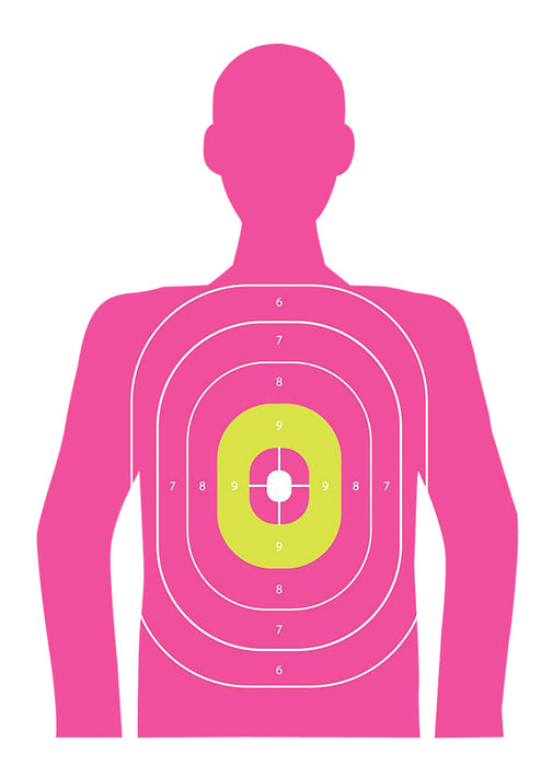 EZ-Aim 15646 In the Pink  Paper Works w/Handgun/Shotgun/Airsoft Gun/BB Guns/Pellet Gun 12 x 18 Pink 8 Pack