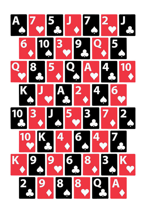 EZ-Aim 15655 House of Cards  Wall Paper Handgun Works w/Handgun/Shotgun/Airsoft Gun/BB Guns/Pellet Gun 23" x 35" Black/Red/White 3 Pack