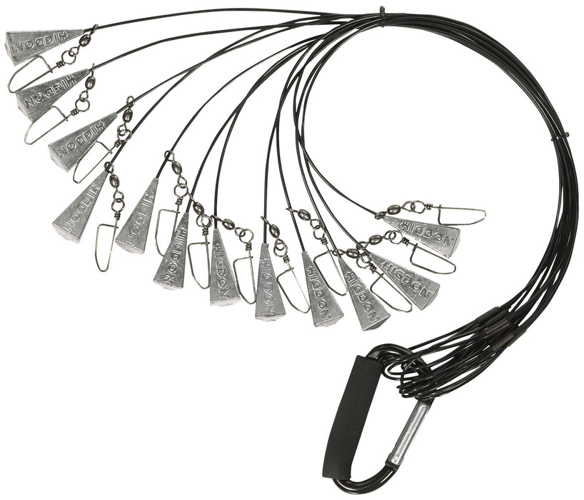 Higdon Outdoors 30328 Battleship Rig  Black 48" Long 12 Pack