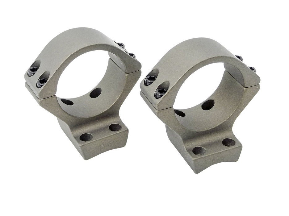 Talley SB850735 Scope Mount/Ring Combo  Smoked Bronze Cerakote 34mm Tube Fits X-Bolt High Rings